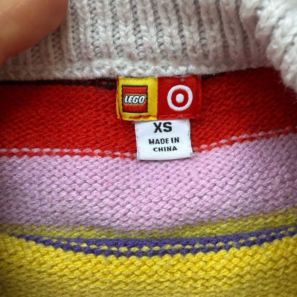 Lego Multicolor Striped Kid’s Sweater - Picture 3 of 5